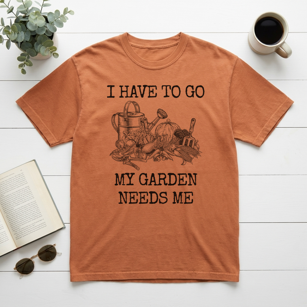 I Have To Go My Garden Needs Me Graphic Tee
